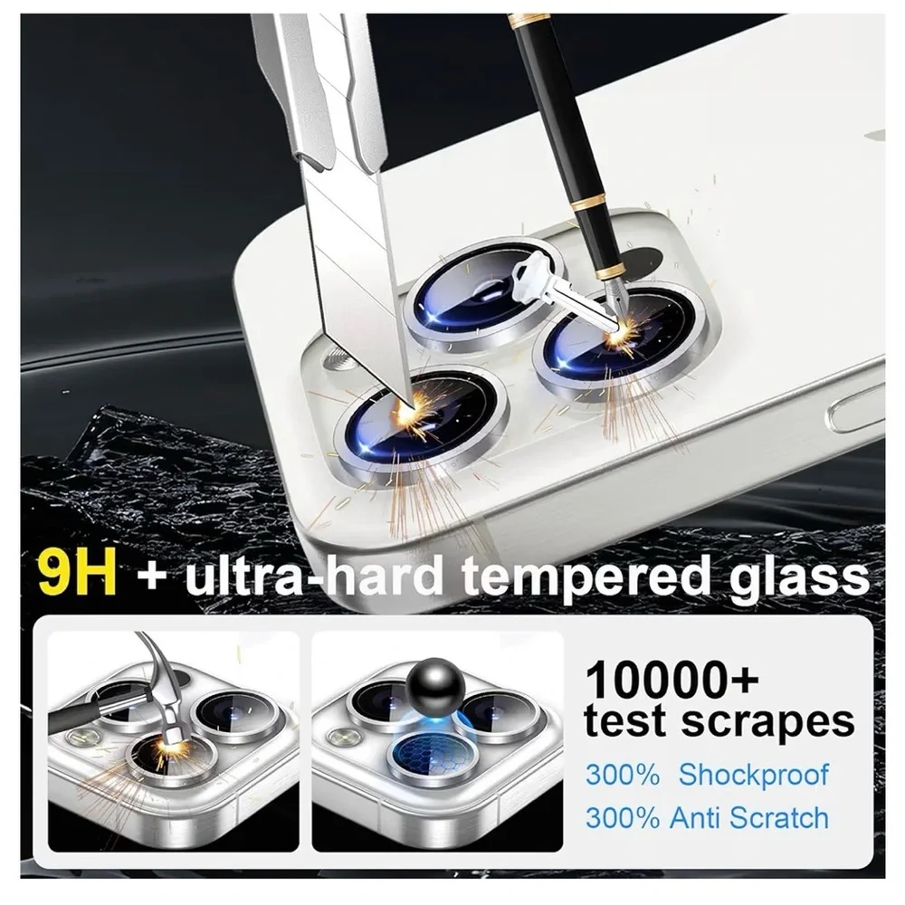 Camera Lens Protector for iPhone 15 Pro Max/15 Pro